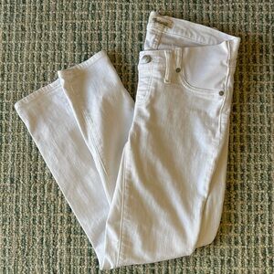 Madewell Maternity 27 White Skinny Jeans